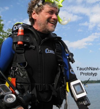 Erster Tauchgang mit TauchNavi